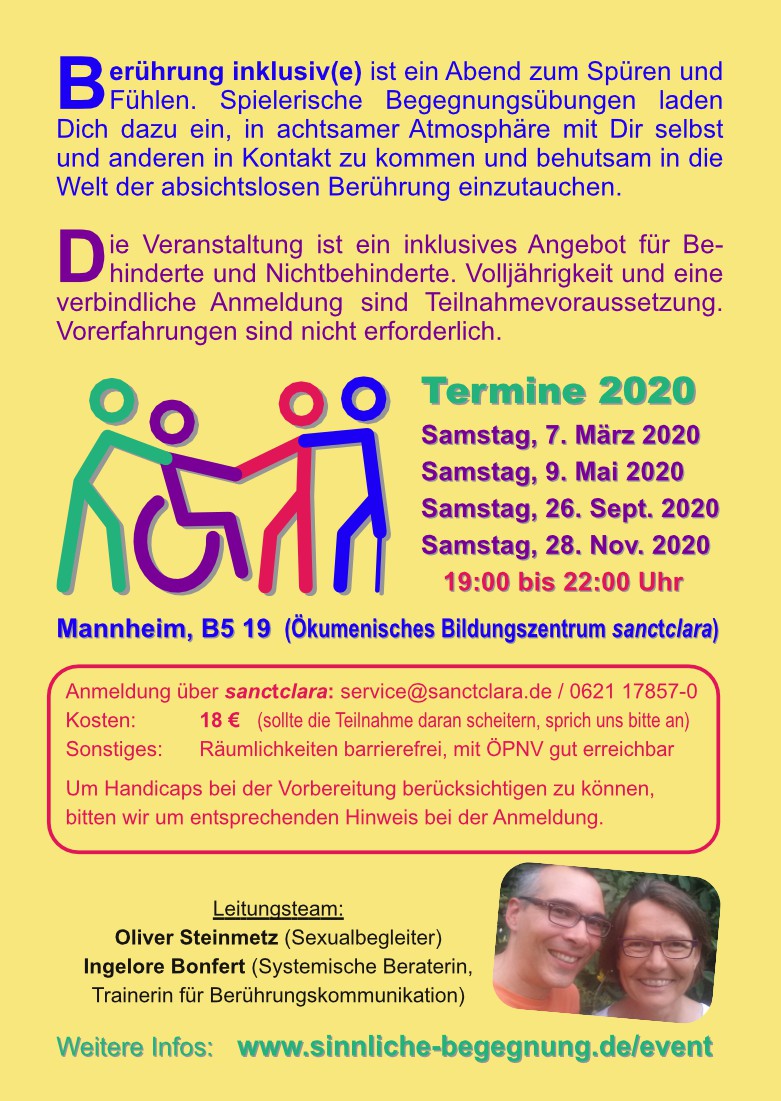 Oliver Sexualbegleitung - Veranstaltungen Oliver Sexualbegleitung - Veranstaltungen